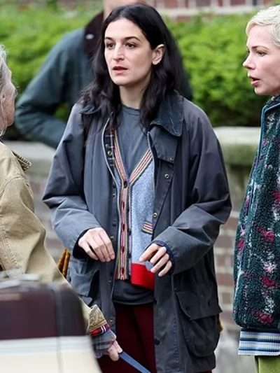 Shop Jenny Slate Dying for Sex 2025 Grey Jacket