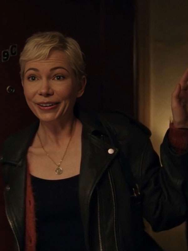 Shop Dying for Sex 2025 Michelle Williams Leather Jacket