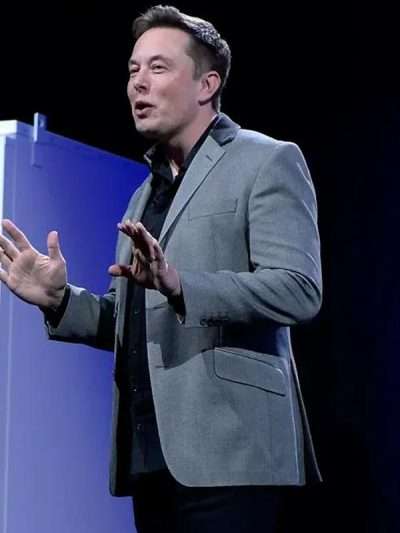 Elon Musk 2016 Event Gray Blazer