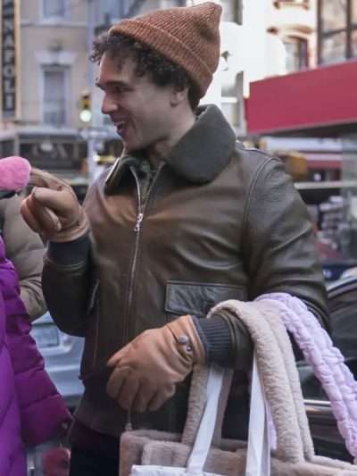 TV Series Elsbeth 2025 Hayward Leach Bomber Leather Jacket