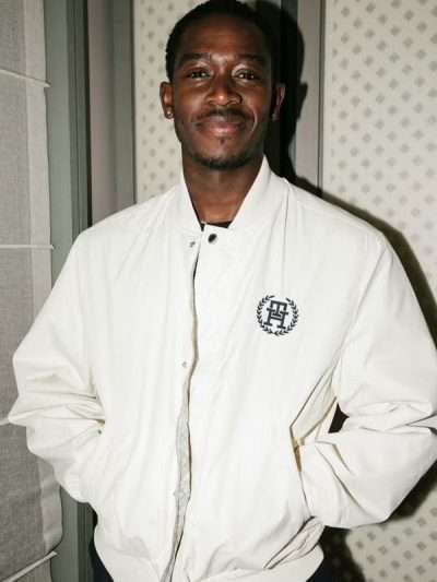 Shop Damson Idris F1 The Movie White Jacket