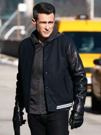 Shop FBI 2025 John Boyd Black Varsity Jacket