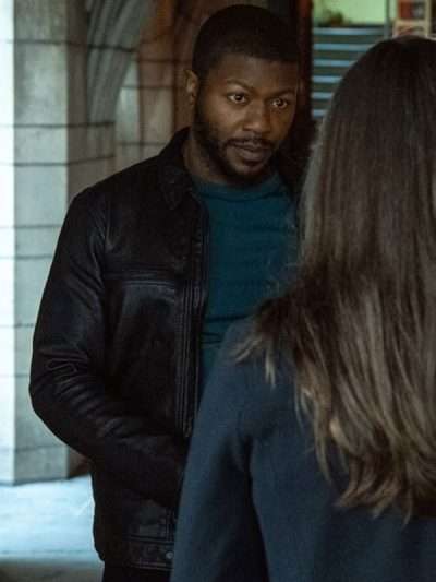 Shop FBI Most Wanted 2025 Ray Cannon Black Leather Jacket