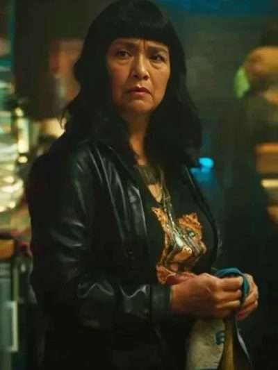Shop Sarah Lam Fight or Flight 2025 Leather Jacket