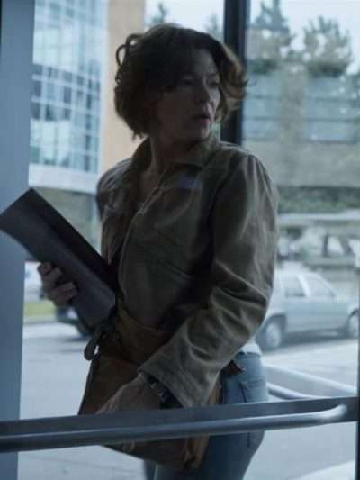 Rya Kihlstedt Final Shop Destination Bloodlines Brown Jacket