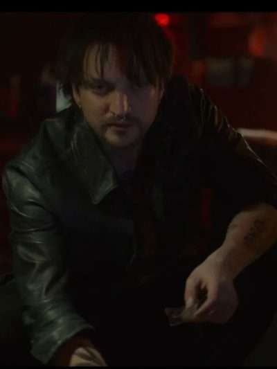 Shop Final Destination Bloodlines 2025 Richard Harmon Black Leather Jacket