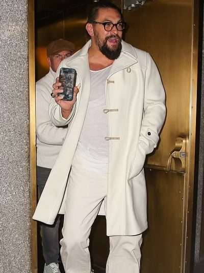 Good Morning America Jason Momoa Wool Coat