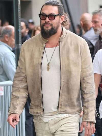 Shop Jason Momoa NYC 2025 Leather Jacket