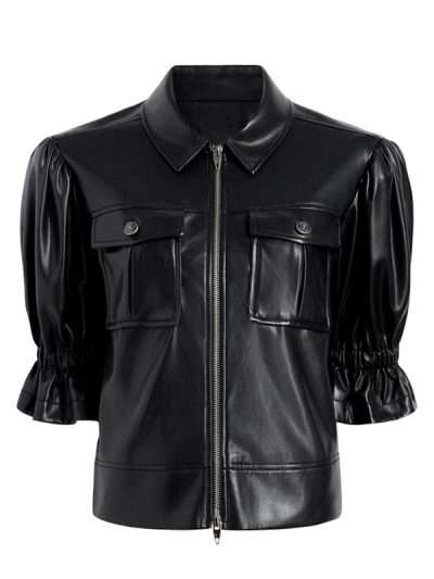 The View 2025 Joy Behar Black Leather Jacket