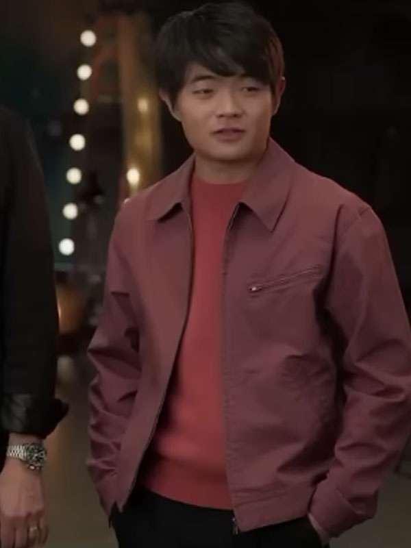 Buy Karate Kid Legends 2025 Ben Wang Pink Cotton Jacket