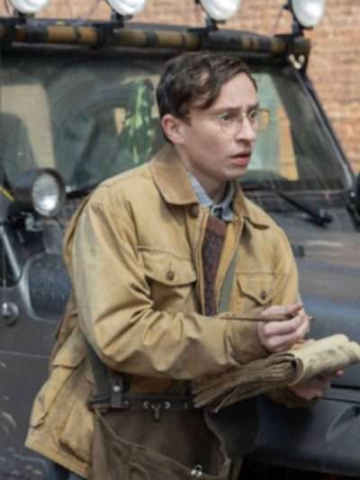 Shop Keir Gilchrist The Walking Dead Dead City 2025 Brown Jacket