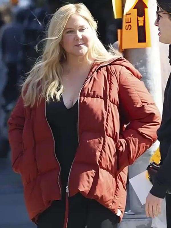Kinda Pregnant 2025 Amy Schumer Puffer Jacket