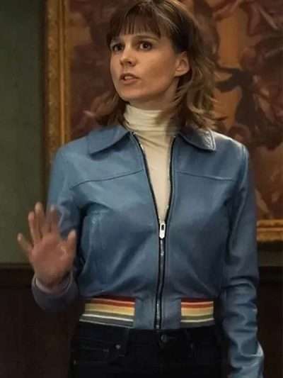 Evil Kristen Bouchard Blue Bomber Jacket