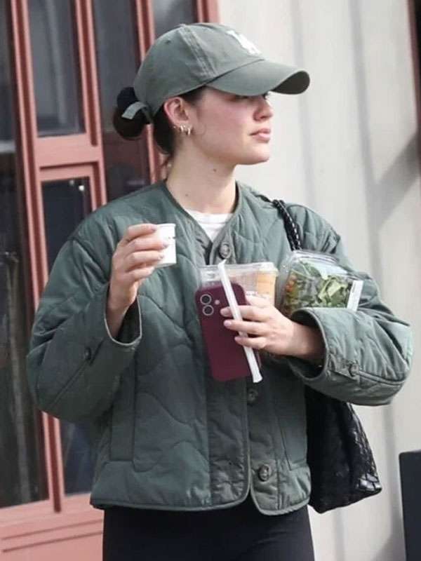 Lucy Hale Studio City 2025 Green Jacket