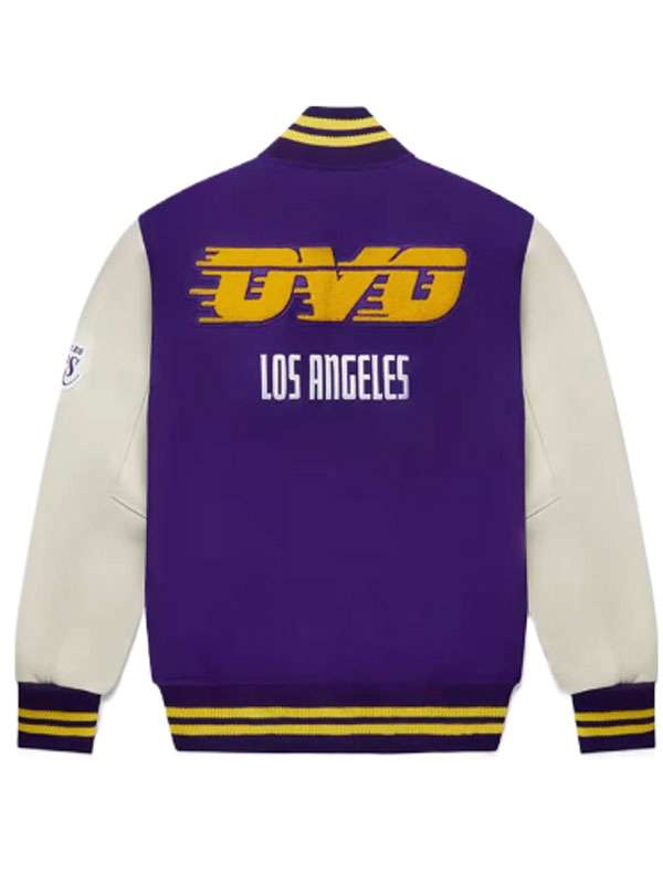 Buy OVO Los Angeles Lakers Varsity Bomber Jacket