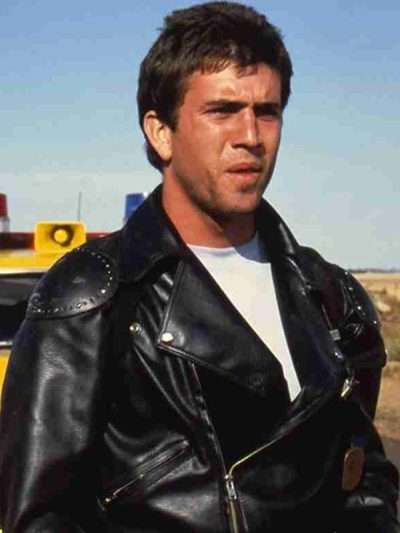 Mad Max Mel Gibson Biker Leather Jacket
