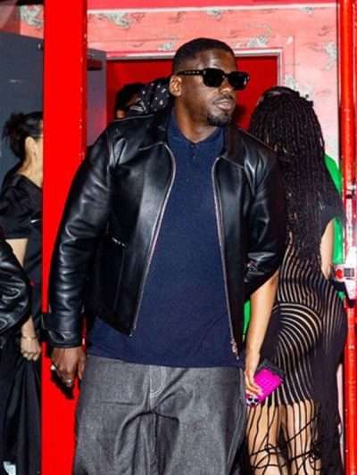 Buy Met Gala 2025 Afterparty Daniel Kaluuya Black Leather Jacket