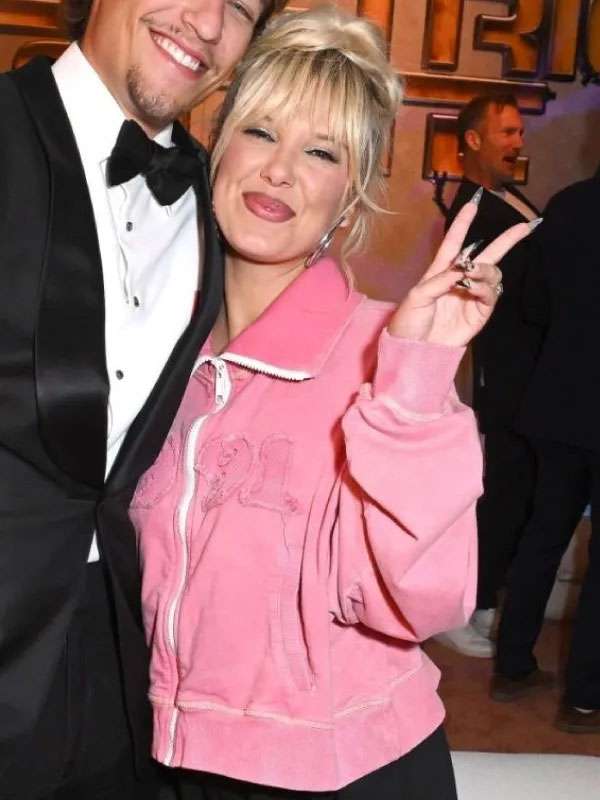 Millie Bobby Brown Afterparty The Electric State 2025 Pink Jacket at $129