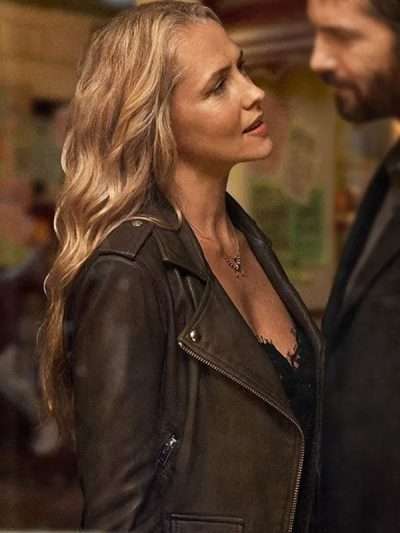 BUy Mix Tape 2025 Teresa Palmer Black Leather Jacket