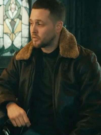 Buy Bradley Turner MobLand Brown Leather Jacket