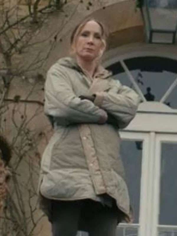 MobLand 2025 Joanne Froggatt Hooded Coat