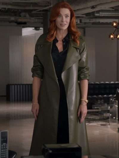 The Rookie S06 Monica Stevens Green Coat