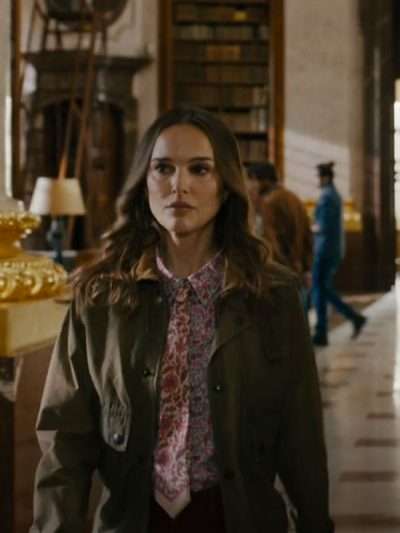 Natalie Portman Fountain of Youth 2025 Green Cotton Jacket