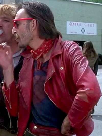 Paul Johnstone Mad Max Red Leather Jacket