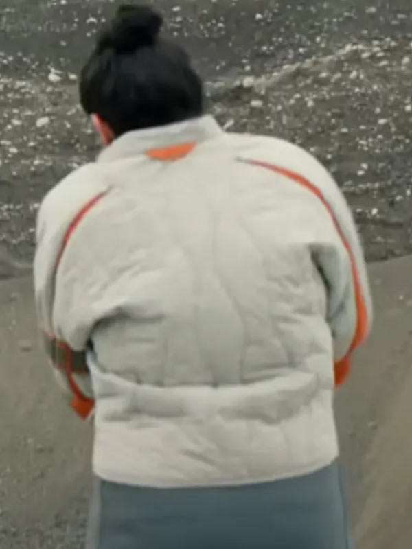 Tamara Podemski Murderbot 2025 Grey Quilted Jacket