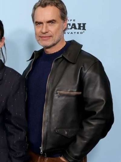 Buy Murray Bartlett Opus Movie Event 2025 Black Leather Jacket