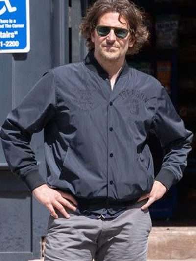 Buy Bradley Cooper New York City Black Bomber Jacket