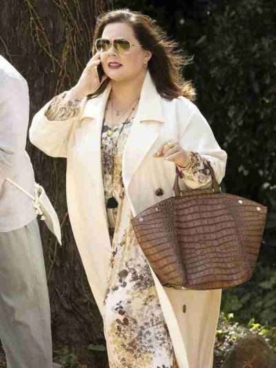 Buy Nine Perfect Strangers Frances Welty Off White Coat
