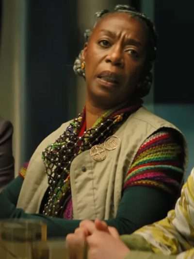 Murderbot 2025 Noma Dumezweni Sleeveless Coat