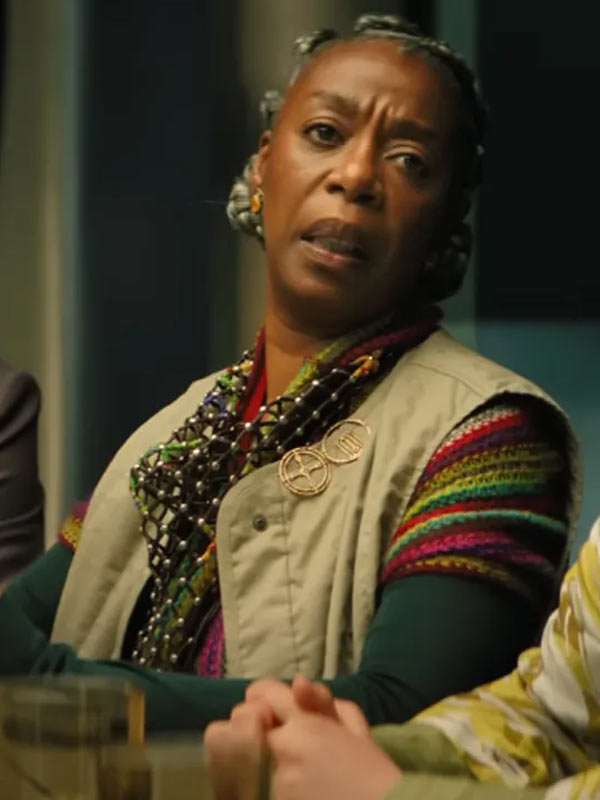 Murderbot 2025 Noma Dumezweni Sleeveless Coat