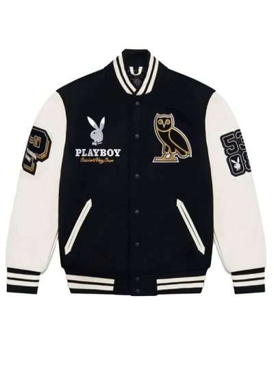 Shop OVO Playboy Varsity Jacket