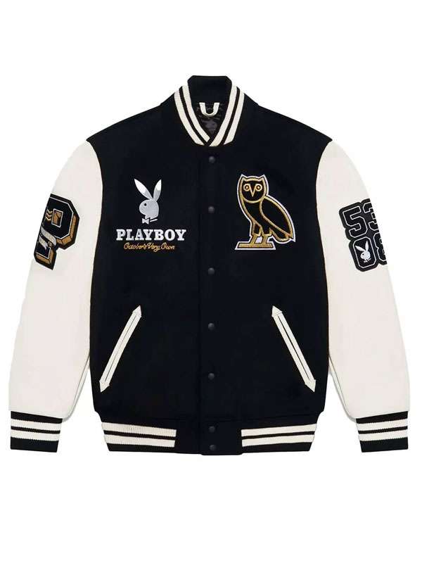 Shop OVO Playboy Varsity Jacket