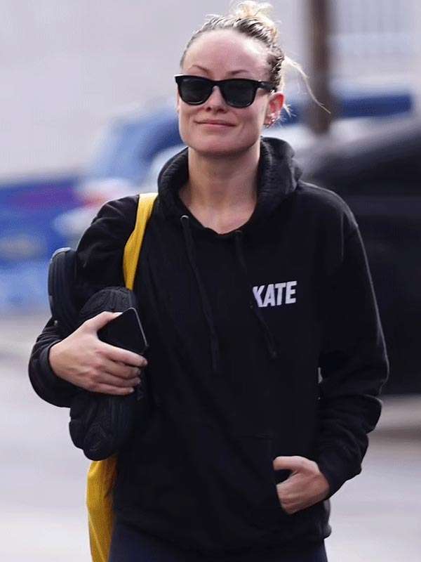 American Actress Olivia Wilde Black Pullover Hoodie