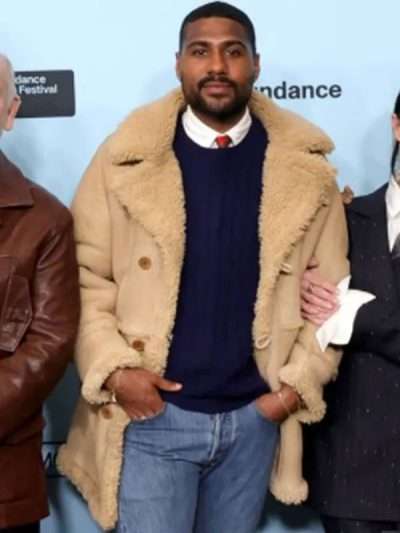 Buy Opus 2025 Movie Premiere Mark Anthony Green Shearling Jacket
