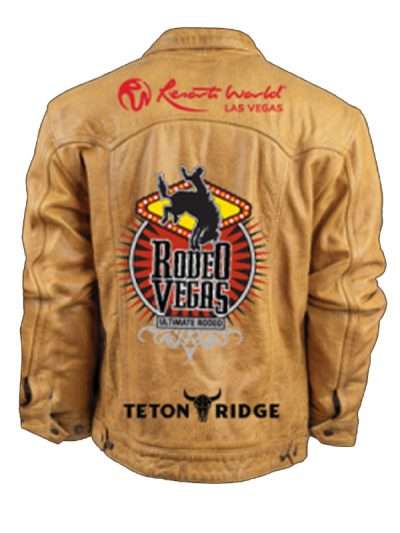 Shop Rodeo Vegas Brown Leather Jacket for Sale