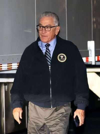 Buy Zero Day 2025 Robert De Niro Blue Bomber Jacket