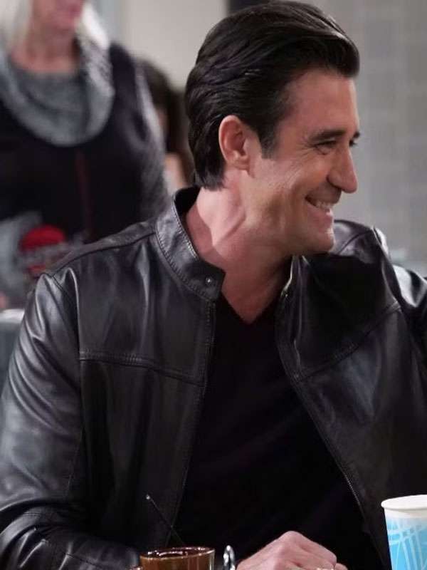 Buy Night Court S03 Gilles Marini Black Leather Jacket