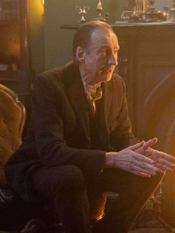 Buy Sherlock & Daughter S01 David Thewlis Black Wool Coat