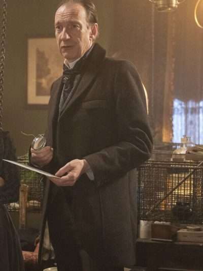 Shop David Thewlis Sherlock & Daughter Wool Coat