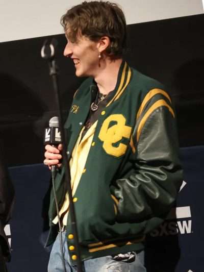 Siobhan McCarthy She's the He Green Varsity Jacket