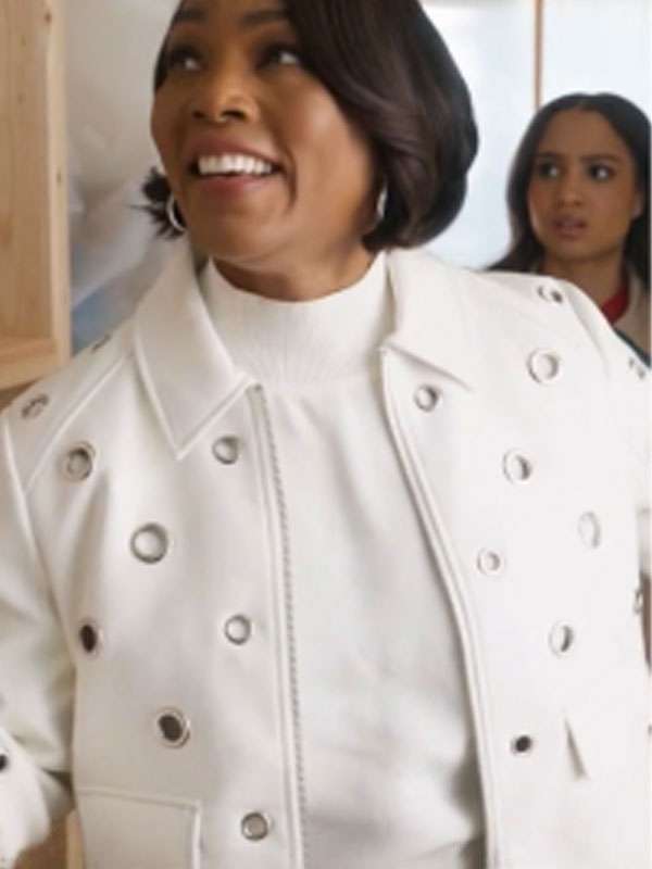 Buy 9-1-1 Athena Grant White Jacket