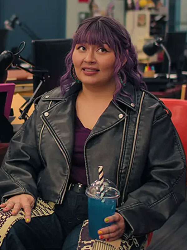 Buy Millie North of North 2025 Black Leather Jacket