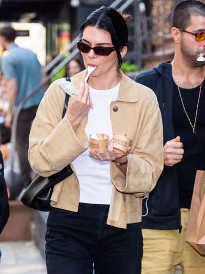 Buy Kendall Jenner 2025 Leather Jacket