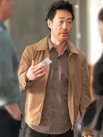 Shop Howie Han 9-1-1 Brown Jacket
