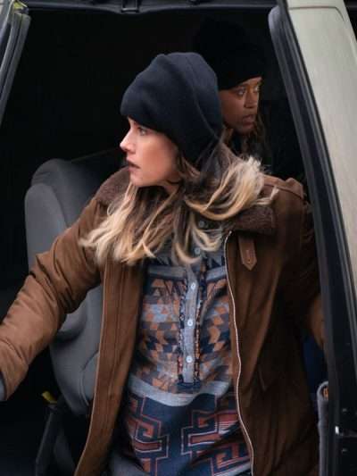 Buy FBI S07 Maggie Bell Brown Shearling Jacket