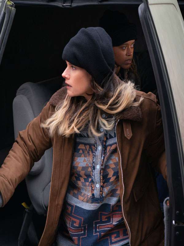 Buy FBI S07 Maggie Bell Brown Shearling Jacket